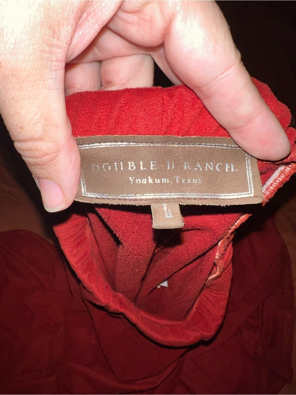 Vintage Double D Ranch Women's Maxi Skirt in terracotta - Picture 2 of 3